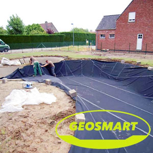 EPDM мембрана для пруда